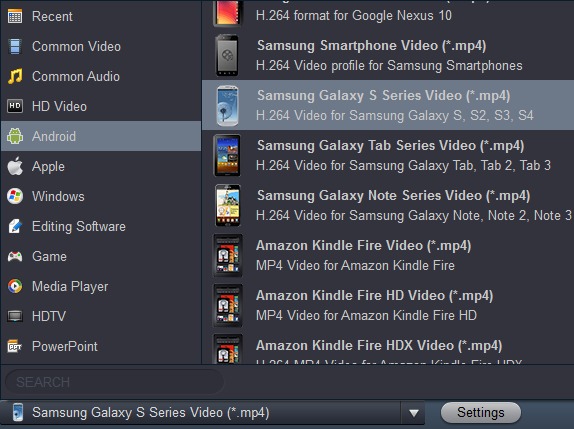 MKV to Galaxy S20 best format