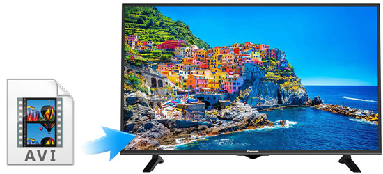 Play AVI on Panasonic LED TV & 4K TV from USB