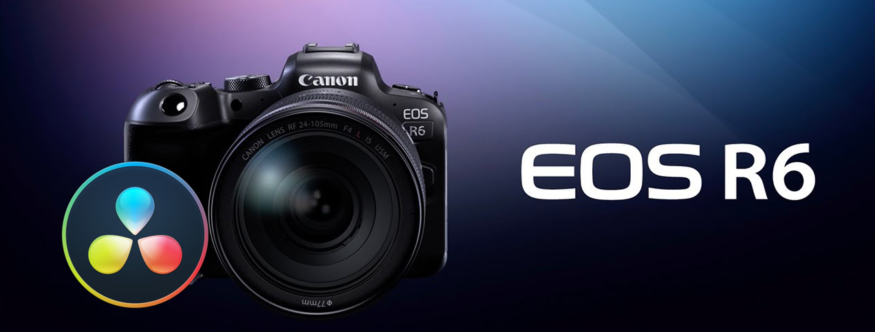 Convert Canon EOS R6 4K H.265 to DaVinci Resolve 16
