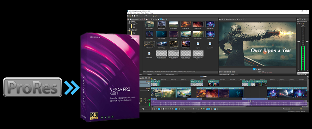 Edit ProRes in Vegas Pro