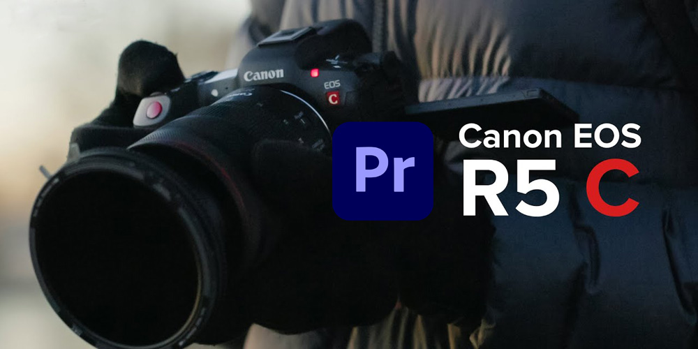 Load 4K MXF from Canon EOS R5 C to Premiere Pro CC