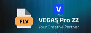 Convert edit FLV in Vegas Pro 22